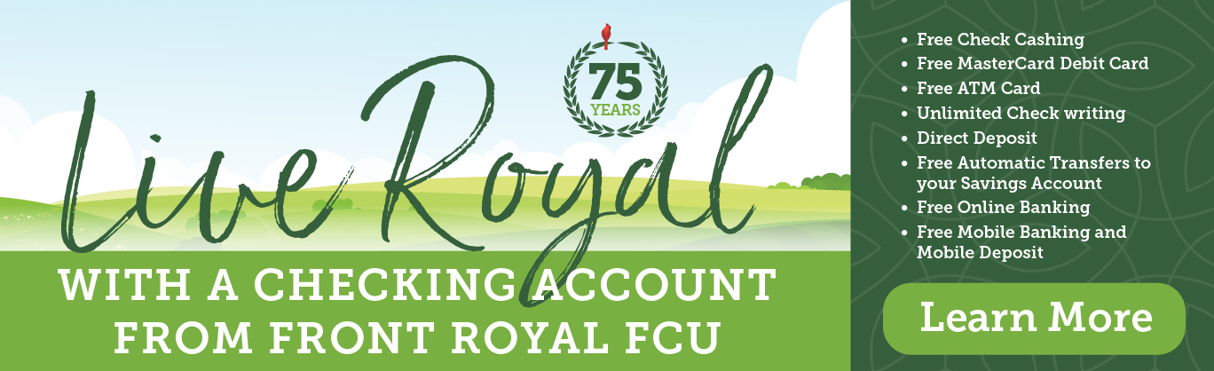 Live Royal With a Checking Account from Front Royal FCU