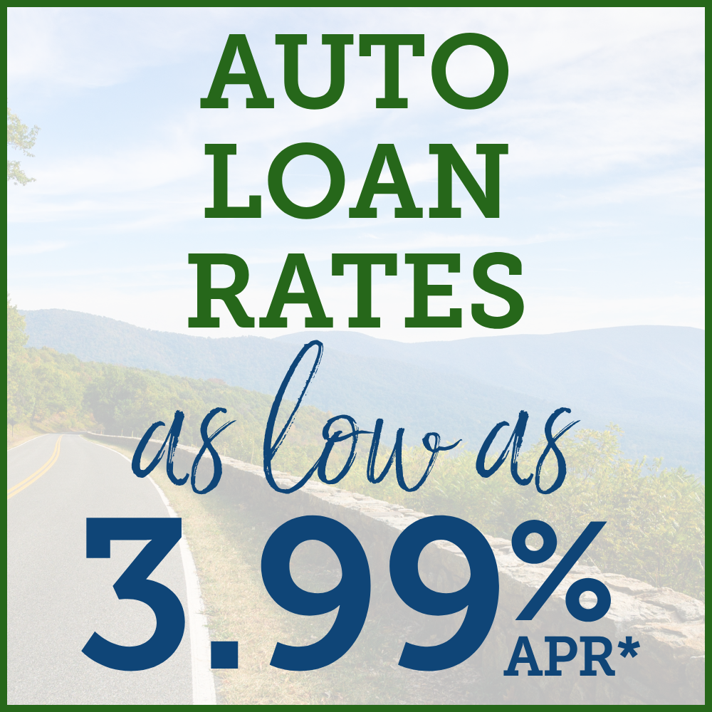 Auto Loan Rates as low as 3.99% APR